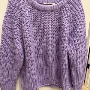RD Style Lavender Chunky Crewneck Sweater